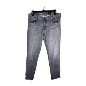 AG‎ Adriano Goldschmied Prima Cigarette Leg Jeans Womens Gray Size 30R